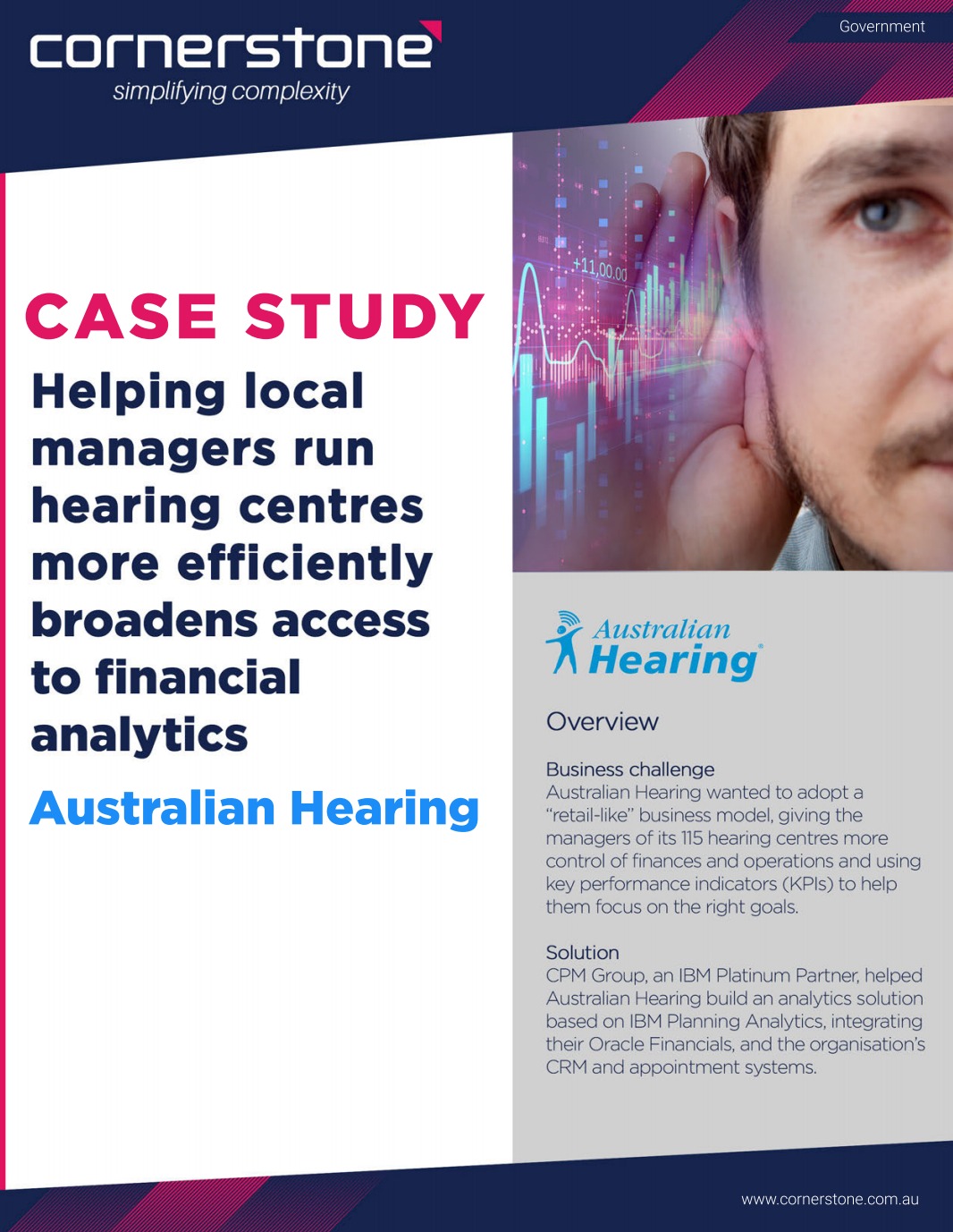 Australian Hearing broadens access to Financial Analytics
