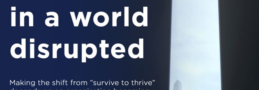The social enterprise in a world disrupted